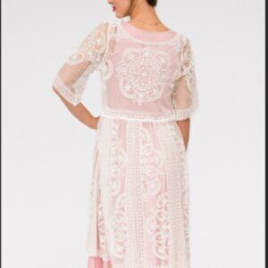 NWT Vintage Lace Duster White